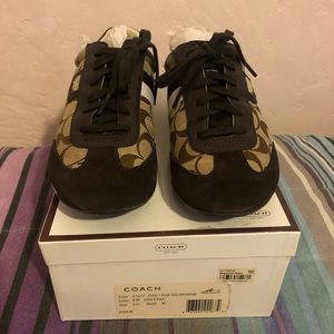 Coach shoes sneakers brown